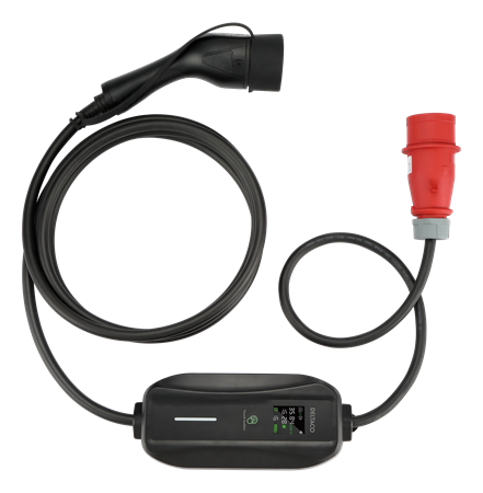 EV laddare EV-3226, 3-fas, typ-2, kabel 6m