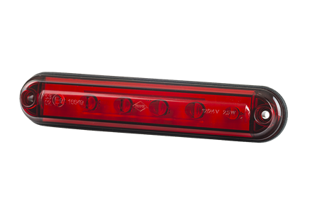 Bromsljus 134mm, 0,5m, DV