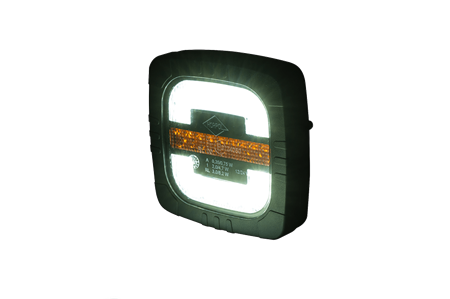 Frontlampa, blinkers-, positions-, färdljus, 1m, DV