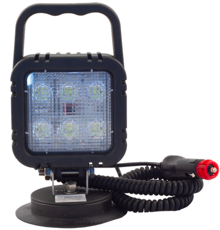 Arbetsbetsbelysning 18W, magnet, cigg, DV