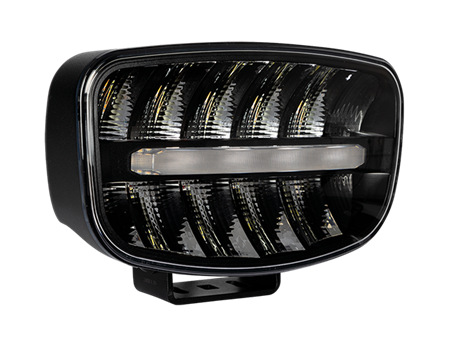 OPTIBEAM Elites Mega, vit/orange DRL