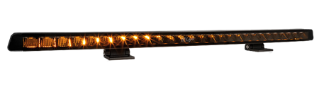 W-LIGHT Surge Super Slim 30, vit/orange DRL