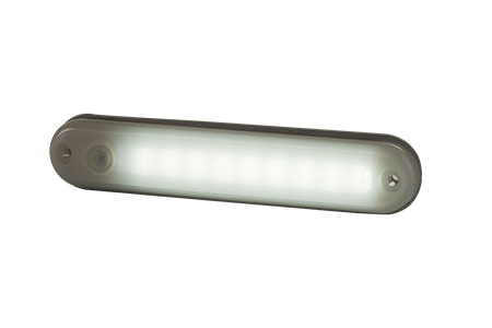 Innerbelysning 9 LED, switch, kallvit, 0,5m, DV