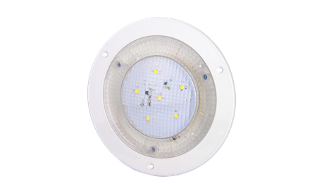 Innerbelysning rund, 7,3W, vit, 0,45m, DV