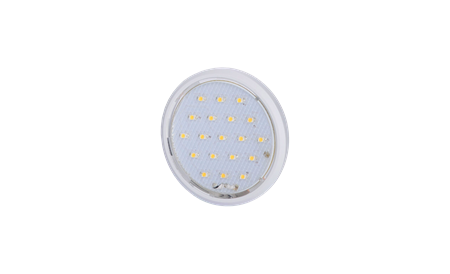 Innerbelysning rund, 1,2W, vit, 0,3m, 12V