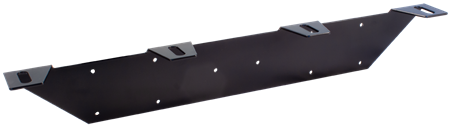 Extraljusfäste för nummerplåt, 4-lampor upp till 7"