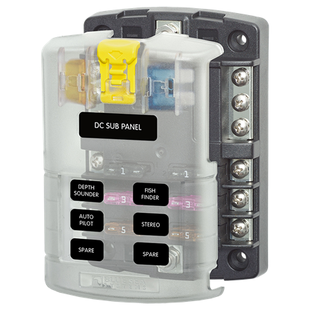 Säkringshållare för 6st. säkringar ATO/ATC