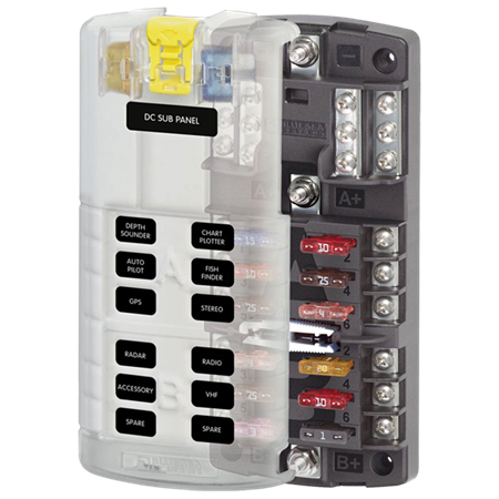 Säkringshållare för 12st. säkringar ATO/ATC