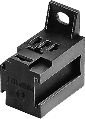 Kontaktstycke med fästöra, för mikrorelä