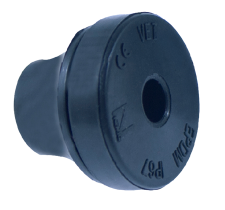 Kabelgenomföring, VET-HYLSA, EPDM, SVART, M20, 7-10mm