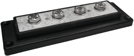 Kopplingsplint 4x120mm, Svart