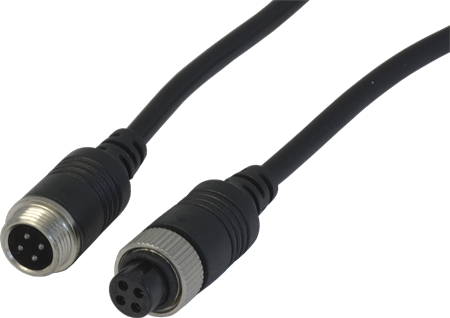 Förlängningskabel 5m, 4-pin hona till 4-pin hane