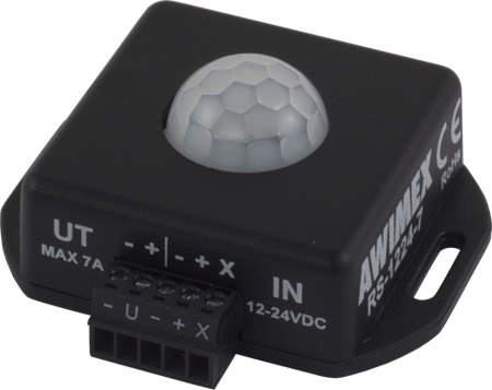 RS 1224-7 Rörelsesensor, IR, svart