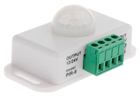 PIR-8 Rörelsesensor, vit