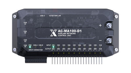 AXIXLINK AC-MA100-D1, Styrsystem, 10-in/10-ut, CAN, 12V