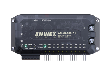 AXIXLINK AC-MA100-D1, Styrsystem, 10-in/10-ut, CAN, 12V