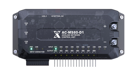 AXIXLINK AC-MS80-D1, Styrsystem, 10-in/8-ut, CAN, 12V