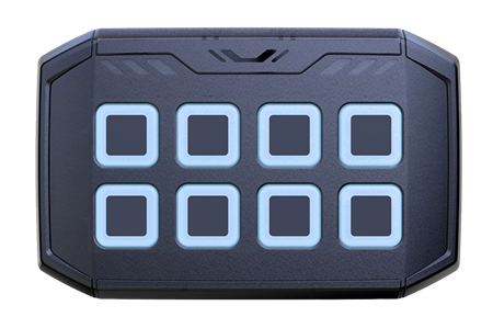 AXIXLINK AI-PC80, 8 knappar manöverpanel, 4m kabel, 12V