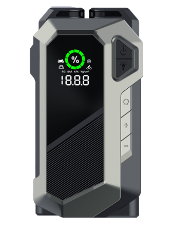 Startbooster Q18 12V 1200A/2500A, kompressor, USB