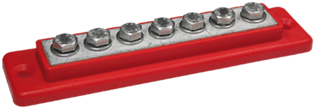 Kopplingsplint 7x6mm, Röd