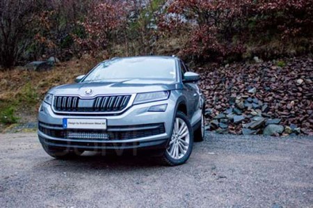 Skoda Kodiaq 2017-2021, modellanpassat extraljuskit