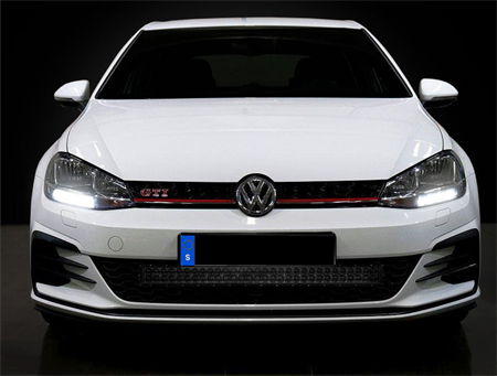 VW Golf 2018-2022+, modellanpassat extraljuskit