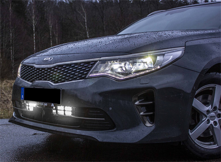 KIA Optima 2020-2022+, modellanpassat extraljuskit