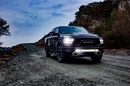 Dodge RAM 1500 2019-2022, modellanpassat extraljuskit