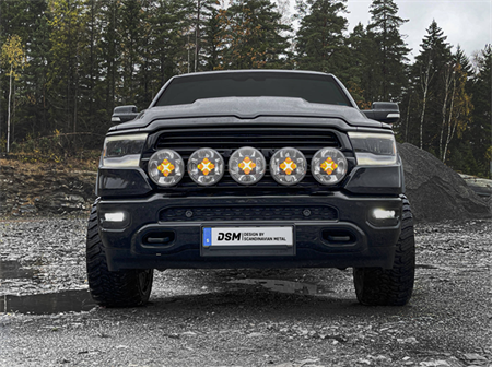 Dodge RAM 1500 Grill Kit 2019-2023+, modellanpassat extraljuskit