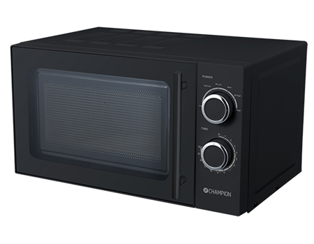 Champion Mikrovågsugn, 700W, 20L, 230V, svart
