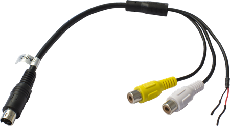 Adapter Mini-DIN (hane) till RCA (hona)