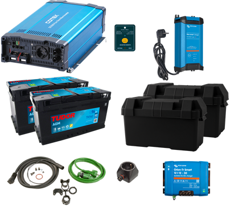 Inverterpaket 12V, 2500W