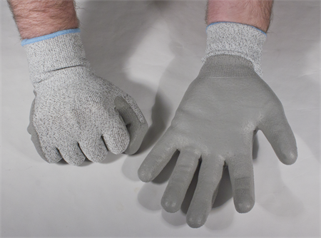 Skyddshandske JOHAN, skärskyddshandske, Grå, STL. 8