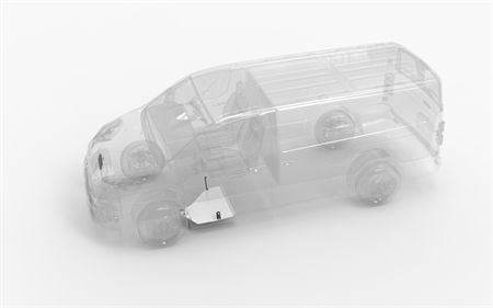 Hasplåt AdBlue Jumpy 2016- Vivaro 2019-2024 Expert 2016- Proace 2016-