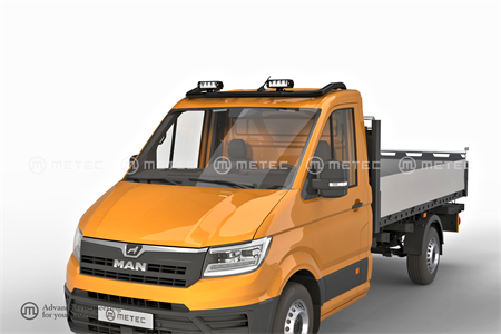 Takbåge fram VW Crafter 2017- MAN TGE 2017- H1 Svart