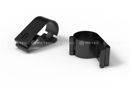 Rörklämma 40mm Svart