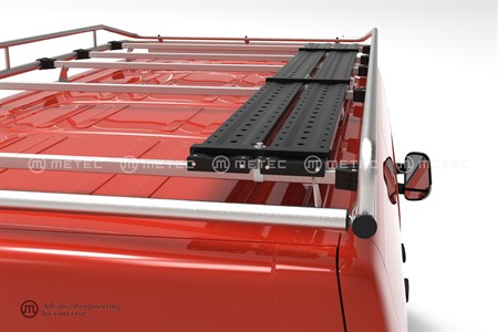 Gångavsats 2980mm Svart