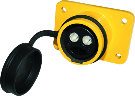 Natokontakt Hona Svart/gul, 35-50mm²