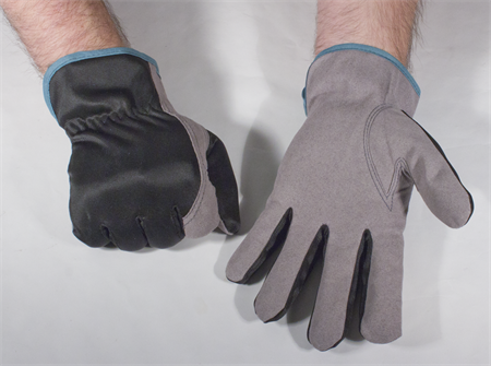 Skyddshandske ROBIN, syntetisk montagehandske, Svart, STL. 8