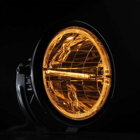 AMBASSADOR extraljus 9", vit/orange pos.