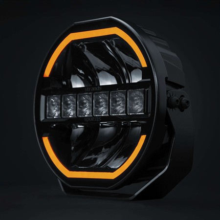 SIBERIA SKYLORD extraljus 9", vit/orange pos., Xperience Mode