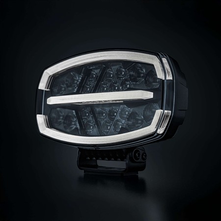 FIREFLY ONE extraljus oval, vit/orange pos., varningsljus