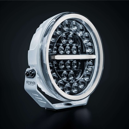 FIREFLY Pro extraljus 9” vit, vit/orange pos., varningsljus, DT-6pin