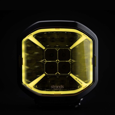 SIBERIA X extraljus 7", vit/orange pos., Hello Funk., DT-4pin