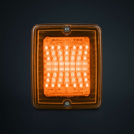 IZE LED blinker square, 24V, IP66