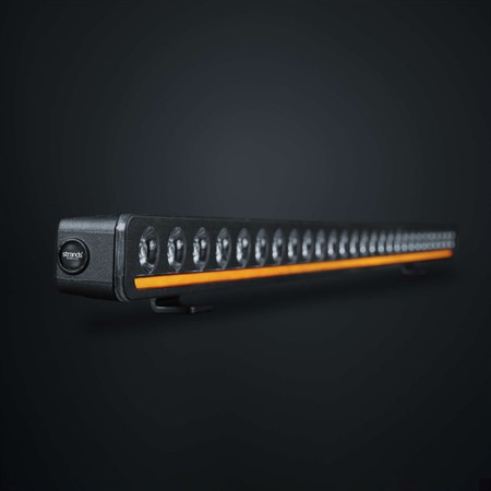 Nuuk D-line 30", E-godkänd, inbyggt relä, vit/orange DRL, DV