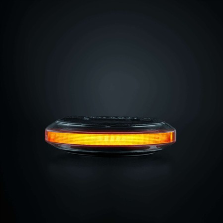 FIREFLY Summer Glow roterande varningsljus 140mm planmontage, 10-48V,