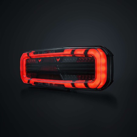 FREEDOM Dark 5 funk. bakljus höger för släp, Bak/Broms/Blinker/Back/Di