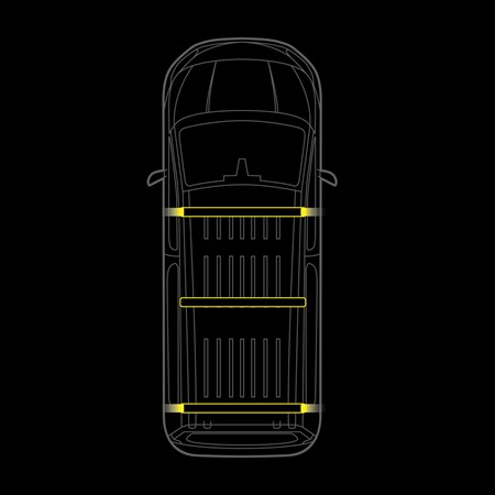 Cruise light C-Rack, passande Ford Transit Connect 2014-2022