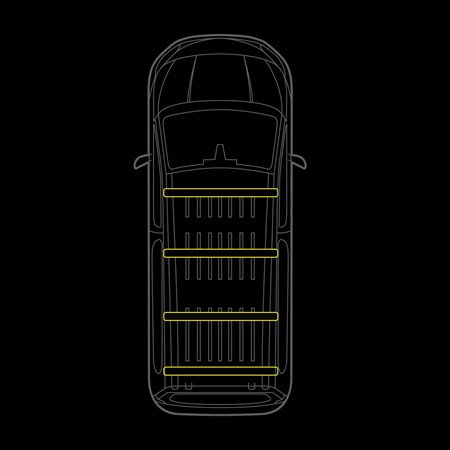 Cruise light C-Rack, passande Mercedes vito 2014-